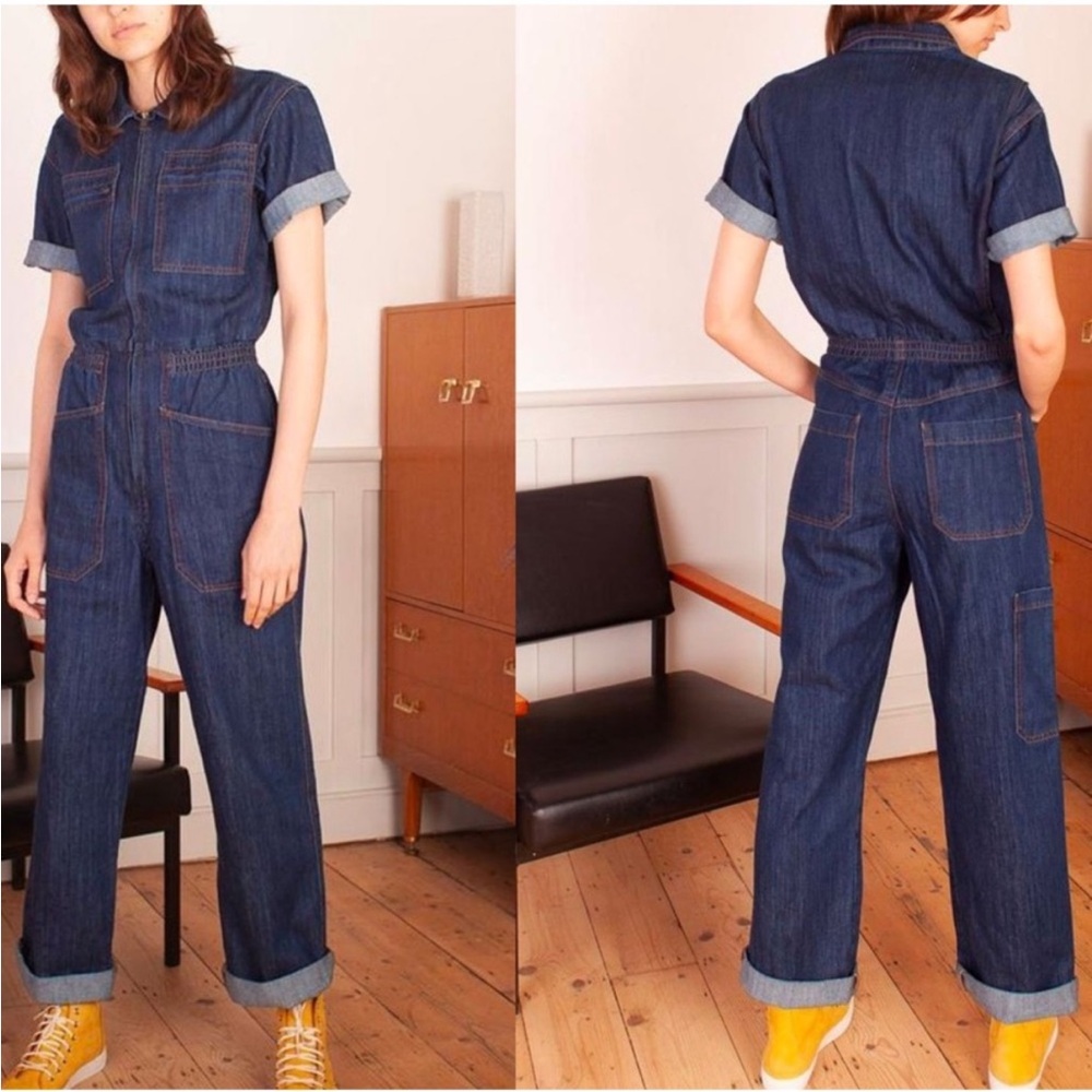 L F Markey Denim Jumpsuit NWT